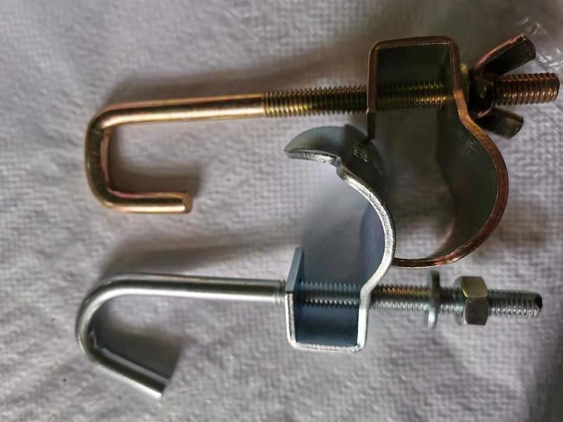 Gerüstleiterkupplung aus gepresstem Stahl mit Flügelmutter