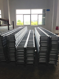 Aluminium-Leiterträger für Gerüstbaugeräte
